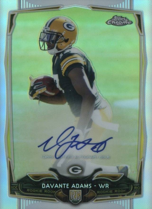 2014 Topps Chrome Davante Adams #114 Football Card