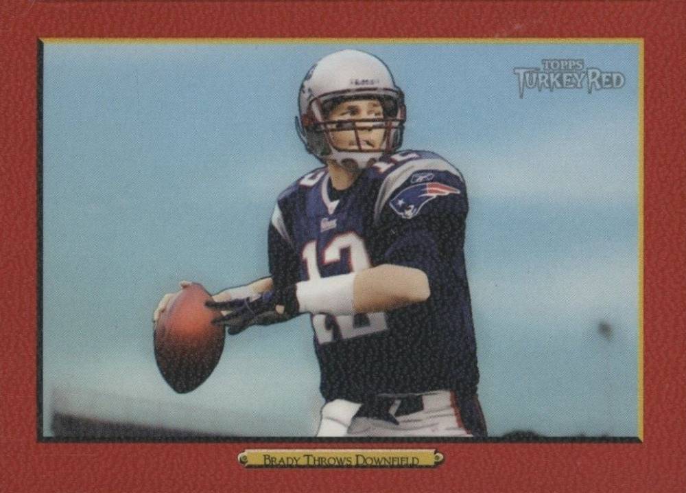 2006 Topps Turkey Red Tom Brady #131 Football Card