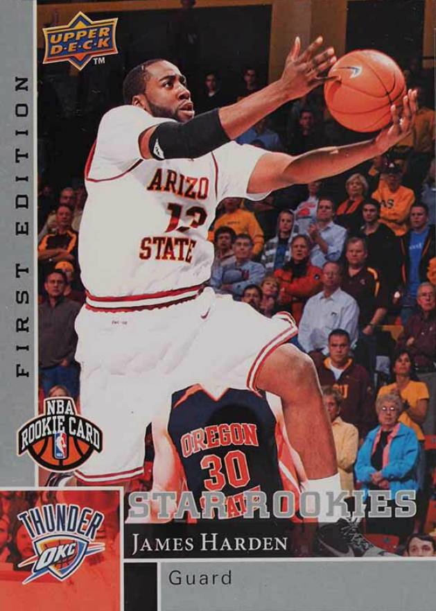 2009 Upper Deck First Edition James Harden #188 Basketball Card