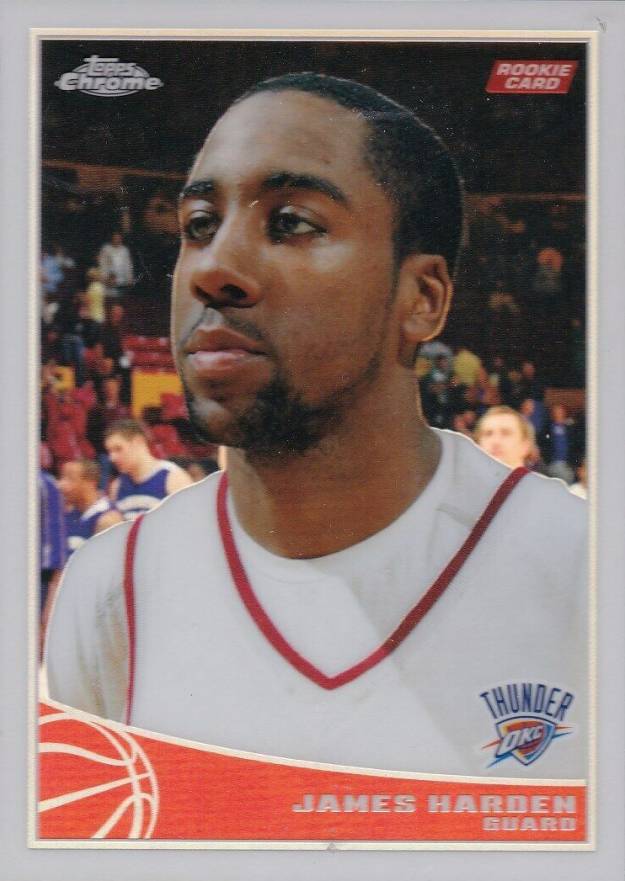 2009 Topps Chrome James Harden #99 Basketball Card