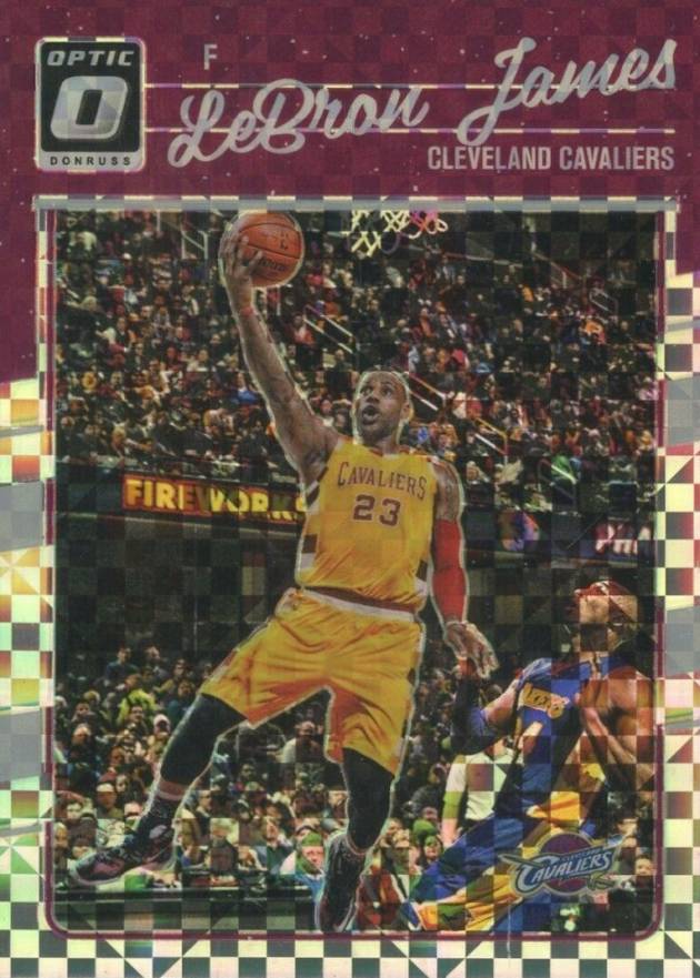 2016 Panini Donruss Optic LeBron James #15 Basketball Card