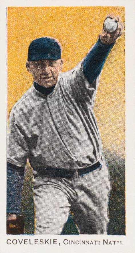 1910 Standard Caramel Coveleskie, Cincinnati Nat'l. # Baseball Card