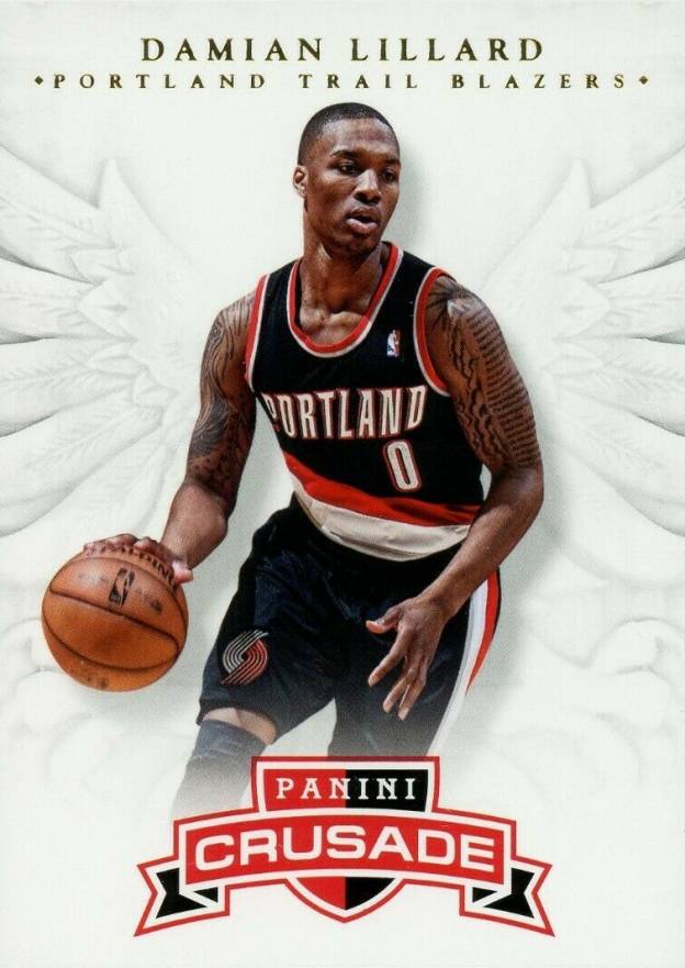 2012 Panini Crusade Damian Lillard #92 Basketball Card