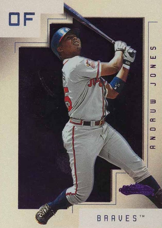 2001 Fleer Showcase Andruw Jones #23 Baseball Card