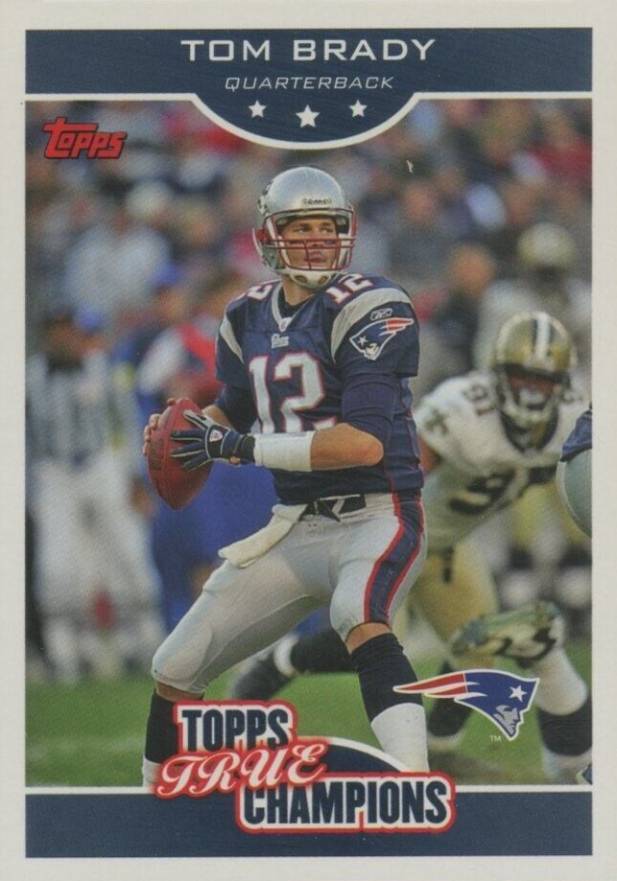 2006 Topps True Champions Tom Brady #8 Football Card