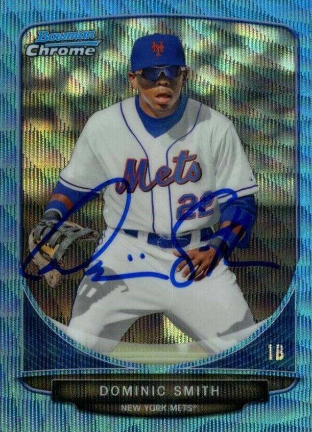 2013 Bowman Chrome Draft Picks & Prospects Dominic Smith #BDPP1 Baseball Card