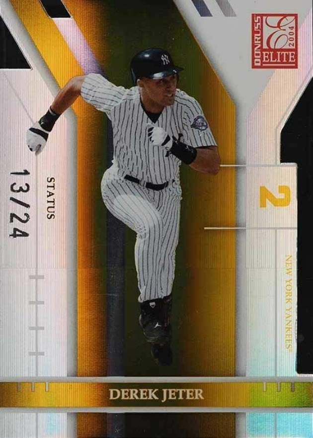 2004 Donruss Elite Derek Jeter #40 Baseball Card