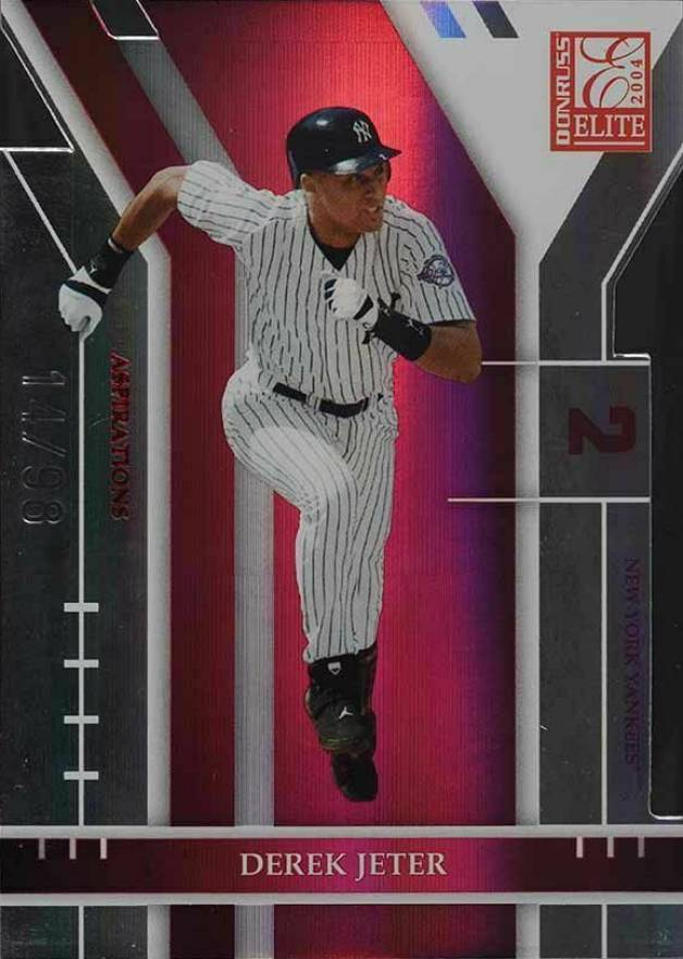 2004 Donruss Elite Derek Jeter #40 Baseball Card