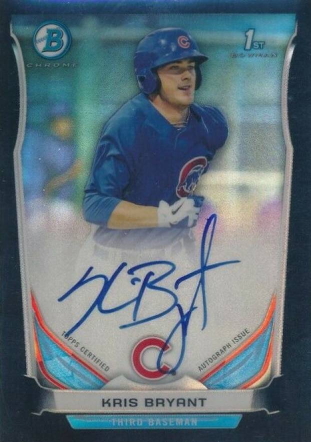 2014 Bowman Prospect Autograph Kris Bryant #KB Baseball Card