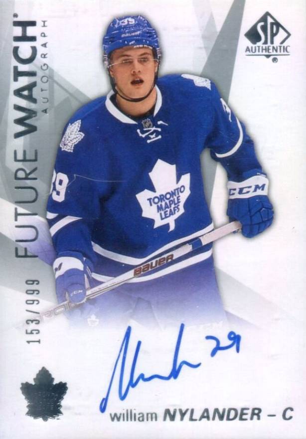 2016 SP Authentic  William Nylander #116 Hockey Card