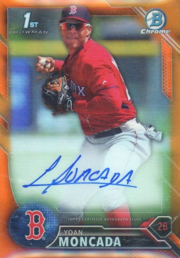 2016 Bowman Prospect Autographs Yoan Moncada #YM  Baseball Card