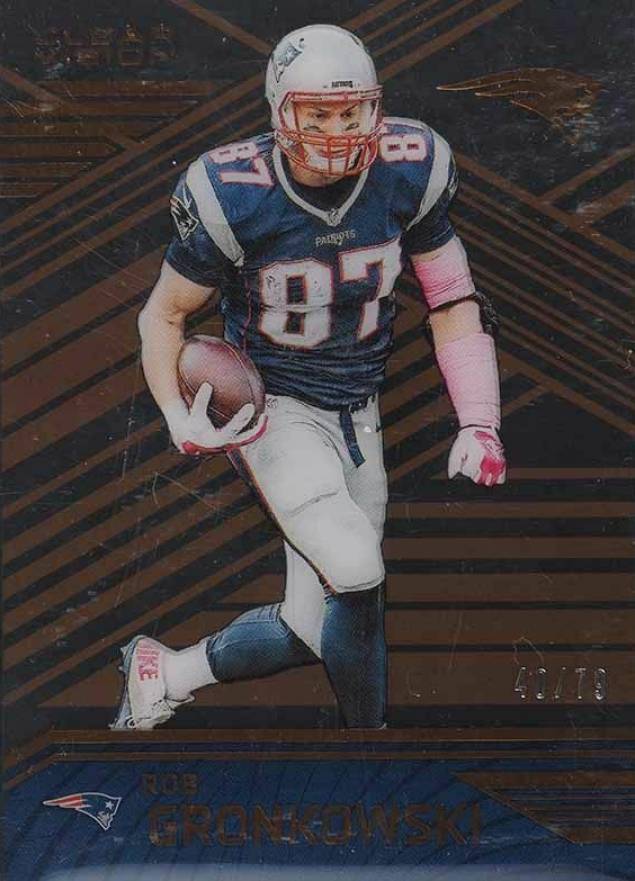 2016 Panini Clear Vision Rob Gronkowski #42 Football Card