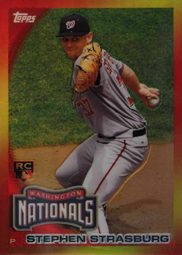 2010 Topps Red Hot Rookies Redemption Stephen Strasburg #RHR8 Baseball Card