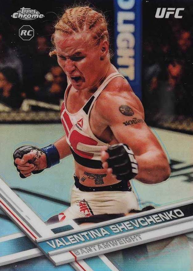 2017 Topps UFC Chrome Valentina Shevchenko #83 Other Sports Card