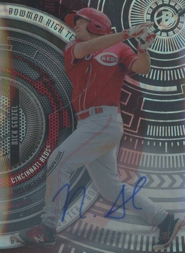 2017 Bowman High Tek Nick Senzel #NS Baseball Card