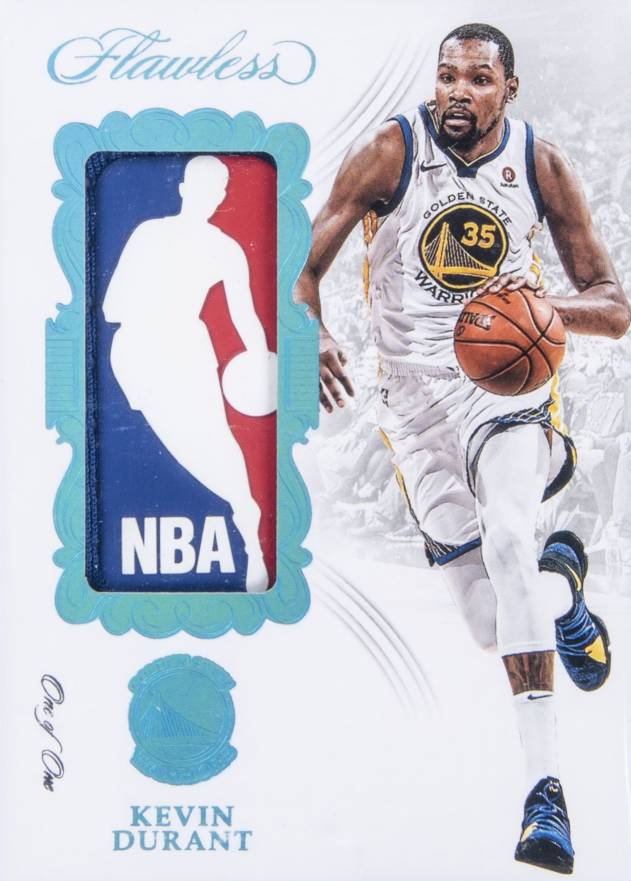 2017 Panini Flawless Logoman Patch 1/1 Kevin Durant #LG-KD Basketball Card