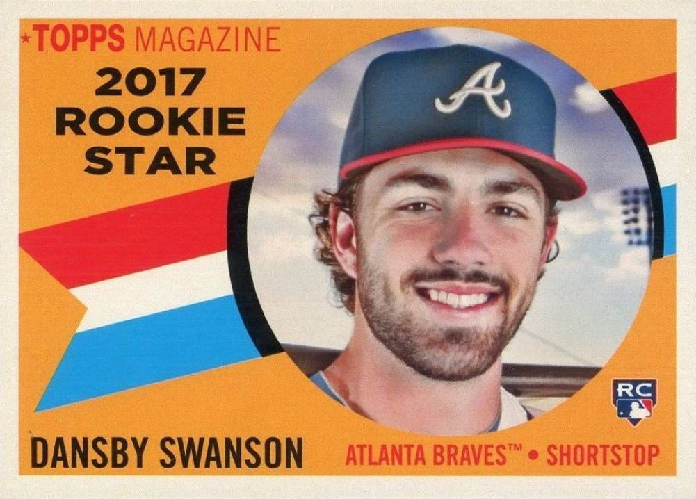 2017 Topps Archives 1960 Rookie Star Dansby Swanson #RS-4 Baseball Card