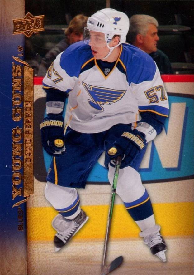 2007 Upper Deck David Perron #496 Hockey Card