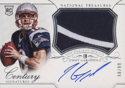 2014 Panini National Treasures Jimmy Garoppolo #274 Football Card