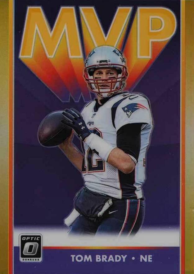 2019 Panini Donruss Optic MVP Tom Brady #2 Football Card