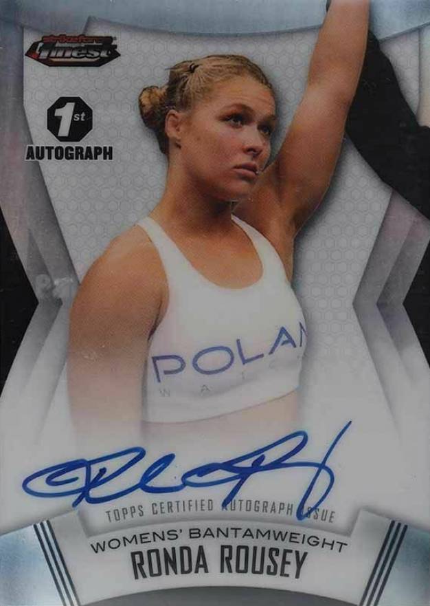 2012 Finest UFC Autographs Ronda Rousey #A-RR Other Sports Card