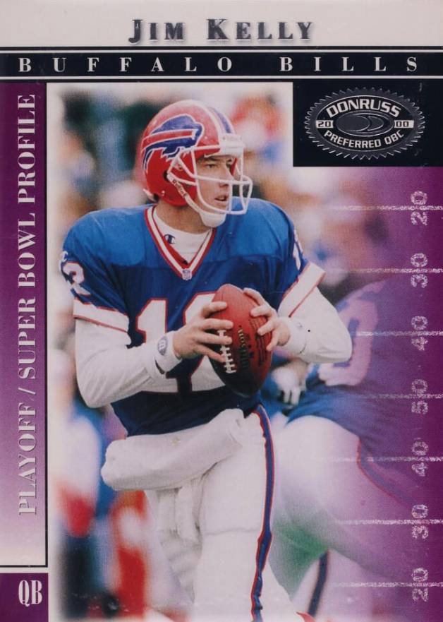 2000 Donruss Preferred Jim Kelly #87 Football Card