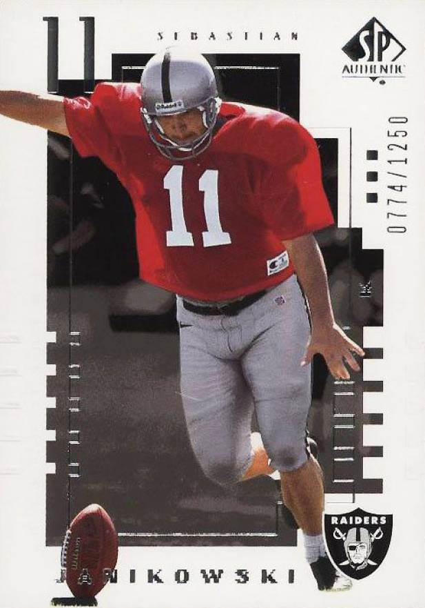 2000 SP Authentic  Sebastian Janikowski #112 Football Card