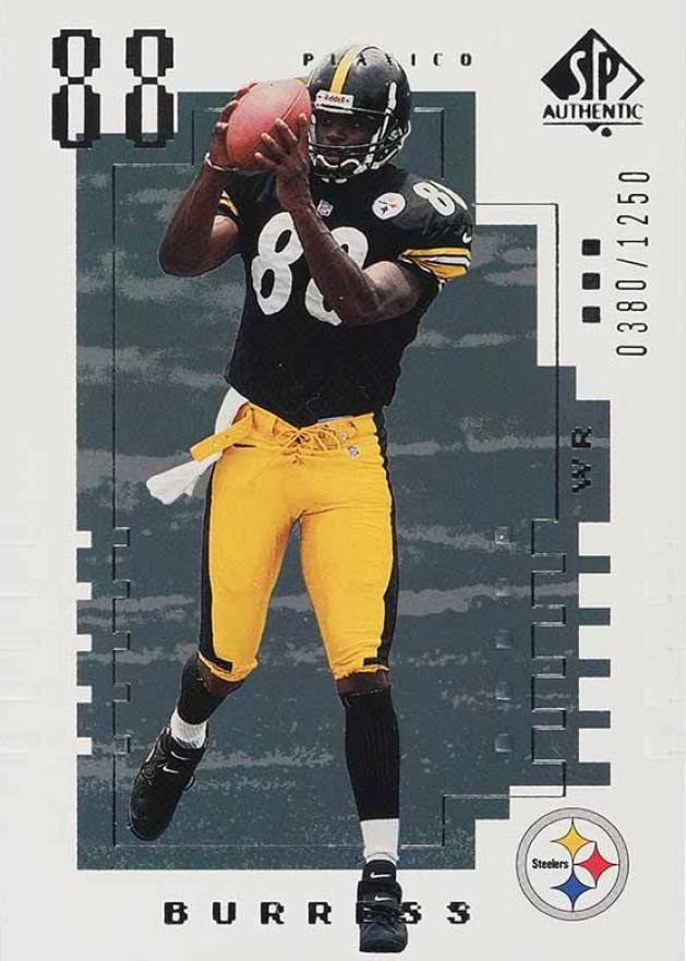 2000 SP Authentic  Plaxico Burress #149 Football Card