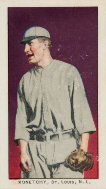 1910 Philadelphia Caramel Konetchy, St. Louis, Nat'l # Baseball Card