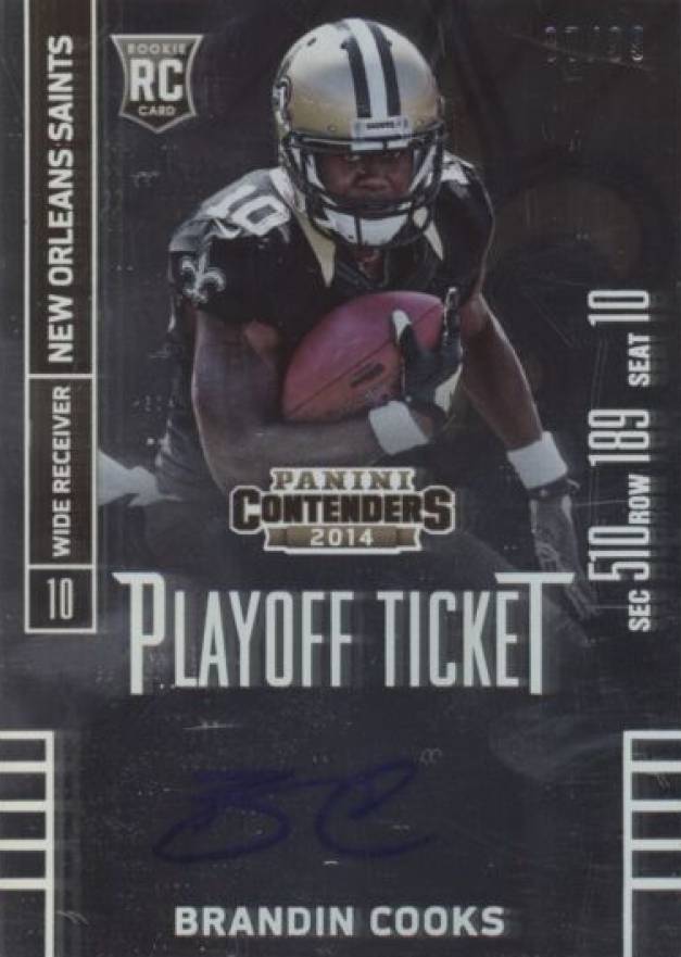 2014 Panini Contenders Brandin Cooks #207 Football Card