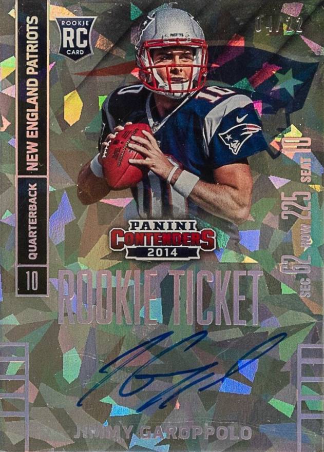 2014 Panini Contenders Jimmy Garoppolo #221 Football Card