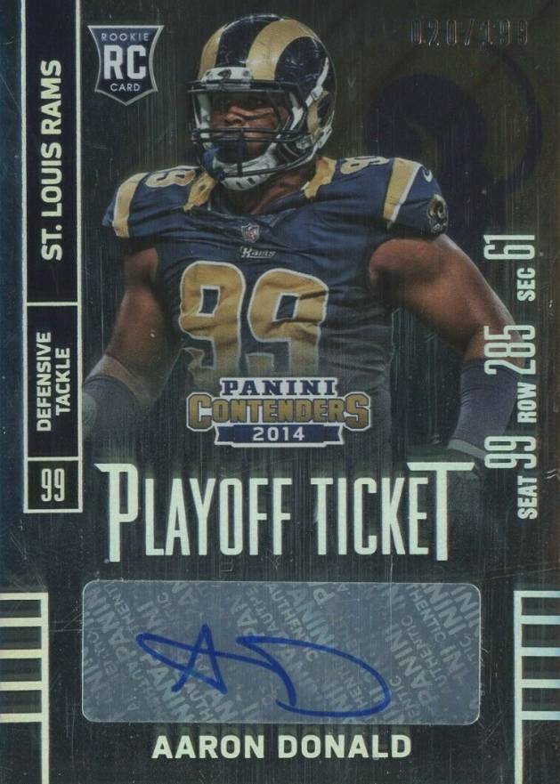 2014 Panini Contenders Aaron Donald #101 Football Card