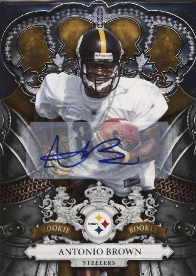 2010 Panini Crown Royale Antonio Brown #107 Football Card