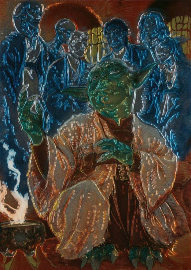 1996 Star Wars Finest Yoda #38 Non-Sports Card