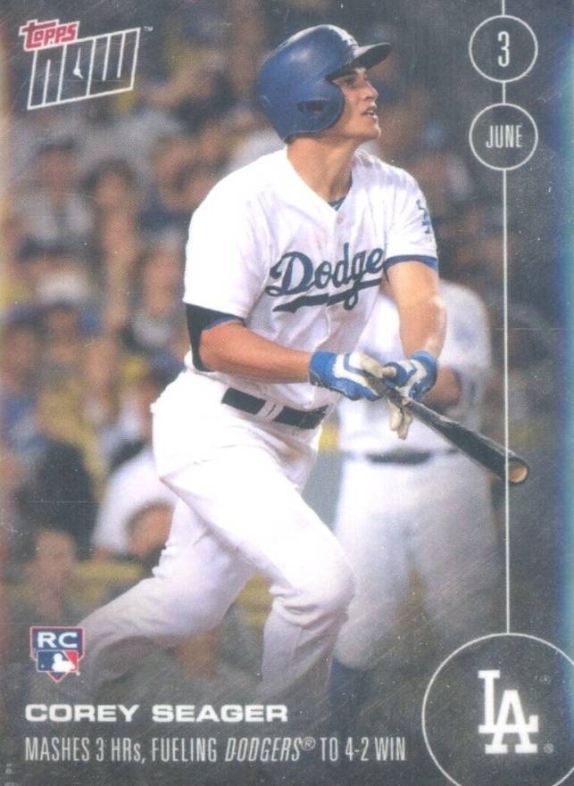 2016 Topps Now  Corey Seager #123 Baseball Card