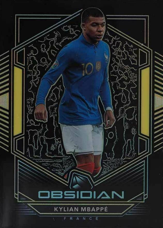 2019 Panini Obsidian Kylian Mbappe #43 Soccer Card