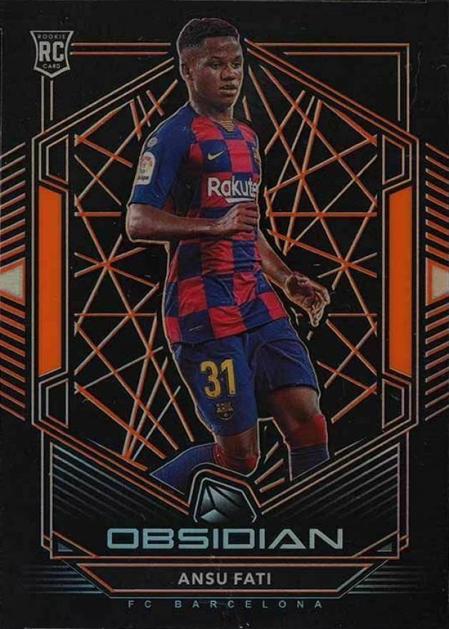 2019 Panini Obsidian Ansu Fati #118 Soccer Card