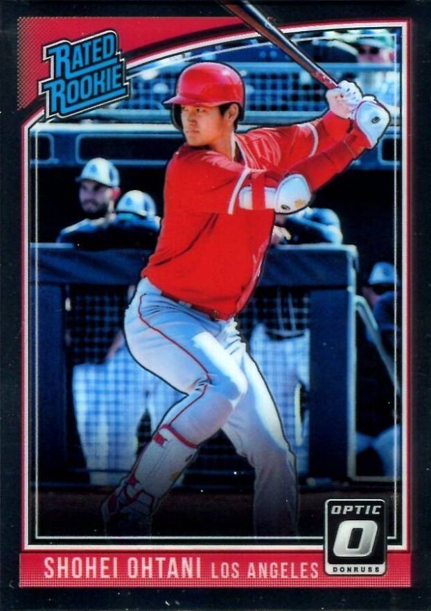 2018 Panini Donruss Optic Shohei Ohtani #56 Baseball Card