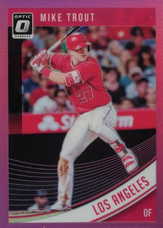 2018 Panini Donruss Optic Mike Trout #121 Baseball Card