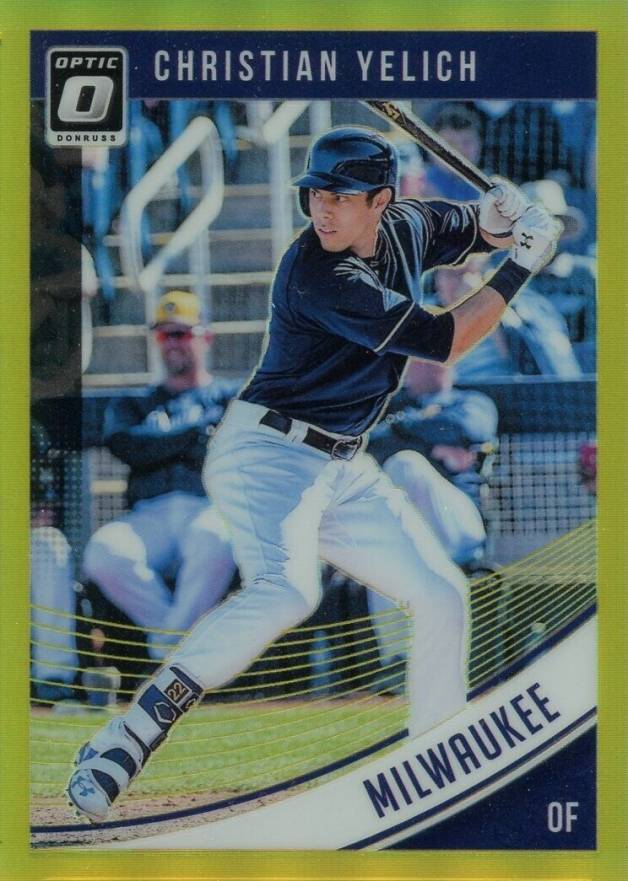 2018 Panini Donruss Optic Christian Yelich #101 Baseball Card